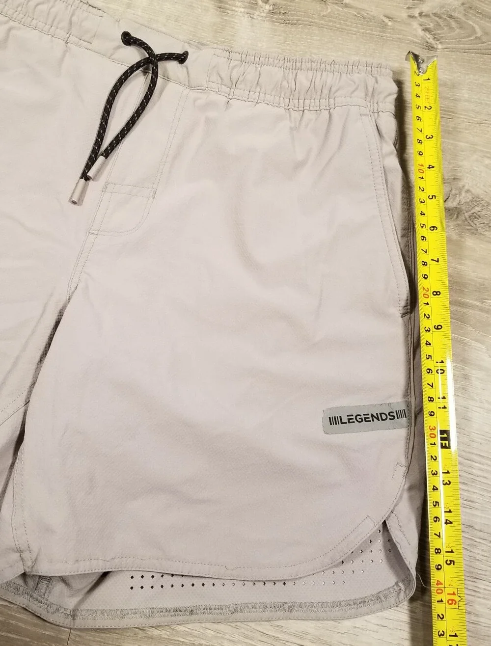 Legends Luka HD Shorts Mens Medium Gray Lined 7” Athletic Performance Gym